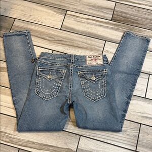 True Religion Men’s Light Blue skinny Jeans